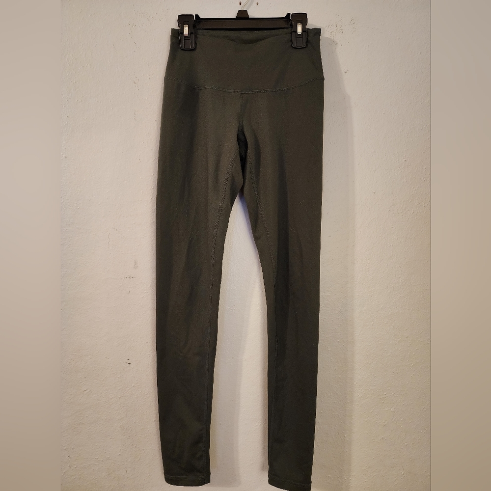Zella Womens olive green Leggings xs